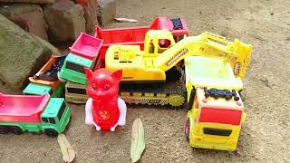 Police car, Construction, Fire Truck, Tractor, Dump Trucks, JCB, Excavator, Cartoon Toys Video #1471