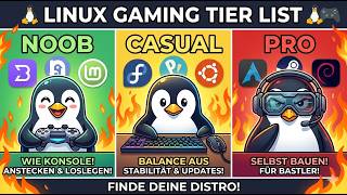 Linux Gaming Tier List: Noob vs. Casual vs. Pro! 🐧🎮