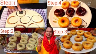 Homemade Donuts | Chocolate Donuts Recipe | SOFT And SUGAR Donuts screenshot 1