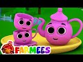 Estou bule pequeno | Rimas infantis para crianças | kids songs | farm song | I Am Little Teapot