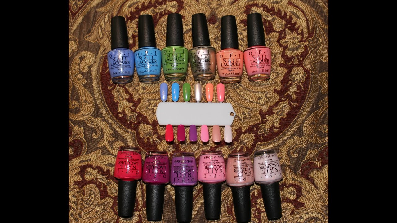 OPI New Orleans Nailpolish Collection Haul & Review in HD