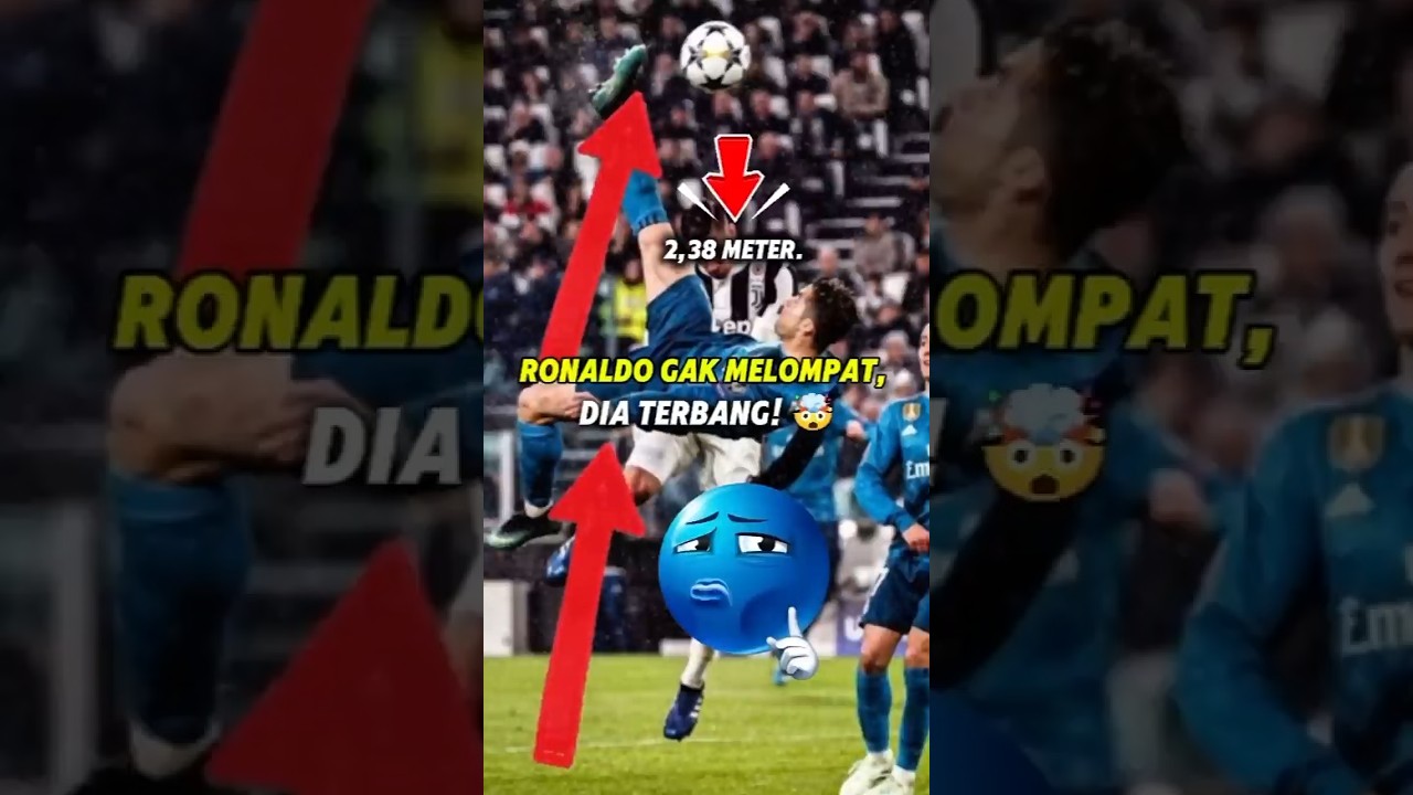 Ronaldo Gak Melompat, Dia Terbang! 🤯🚀 #shorts #football #ytshorts