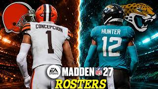 Browns vs Jaguars | Week 1 | Full Game Simulation (Madden 27 Rosters)