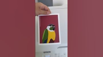 How I make art prints at home ✍️🖨️ #etsyshop #artprint