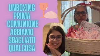 Preparativi per la comunione #vitadamamma #bambini #comunione #unboxing 