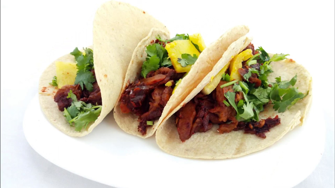 Tacos de pastor veganos con seitan YouTube