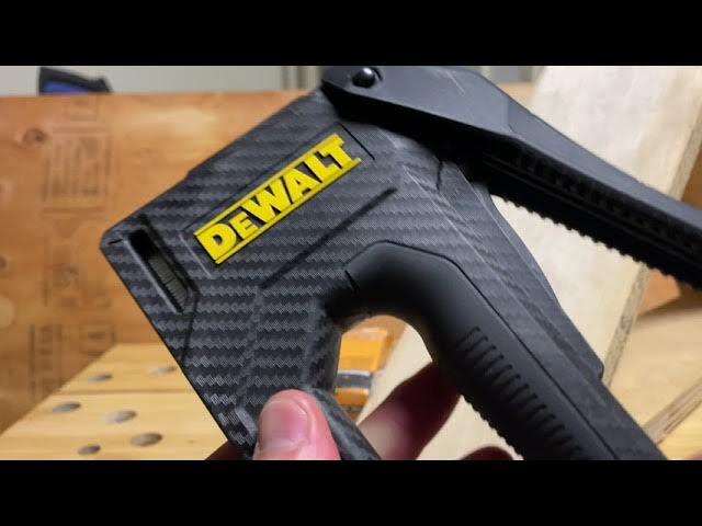 DEWALT carbon fiber tackerr review (DWHT80276) How tough is it? - YouTube
