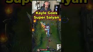 Kayle Goes Super Saiyan #leagueoflegends