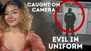 TRUSTED COP Watched Her Walk Home — What He Did Next Was Pure Evil |  CCTV