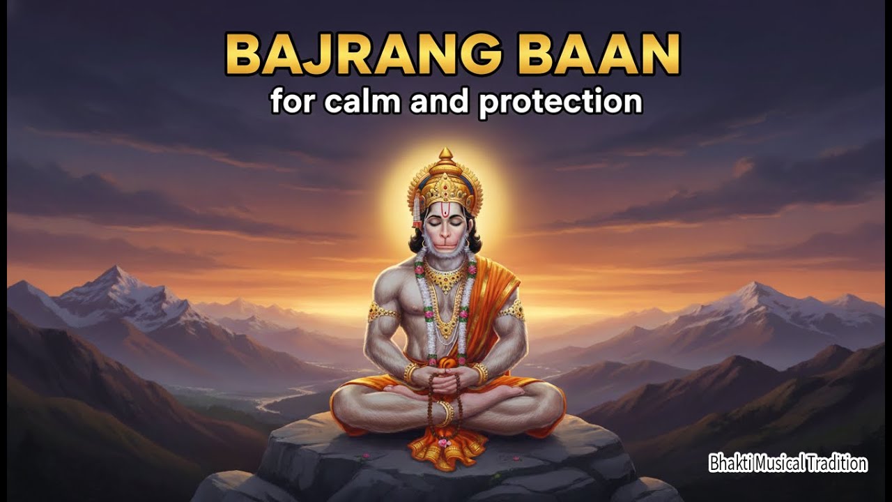 This Prayer is a Shield for Your Soul. 🛡️🔥| Bajrang Baan by Bhakti Musical Tradition