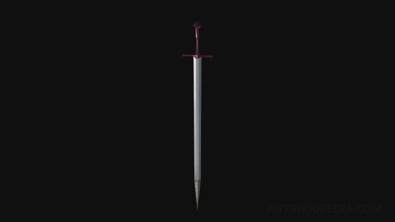 Shadowblade Assassin: Stealthy 3D Model Sword for Digital Predators