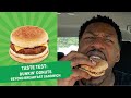 taste test: Dunkin' Donuts Beyond Breakfast Sandwich | Chris C-Snacks Clarke for hot for food