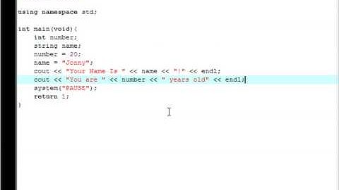 Awesome Tutorial - C++ Variables!