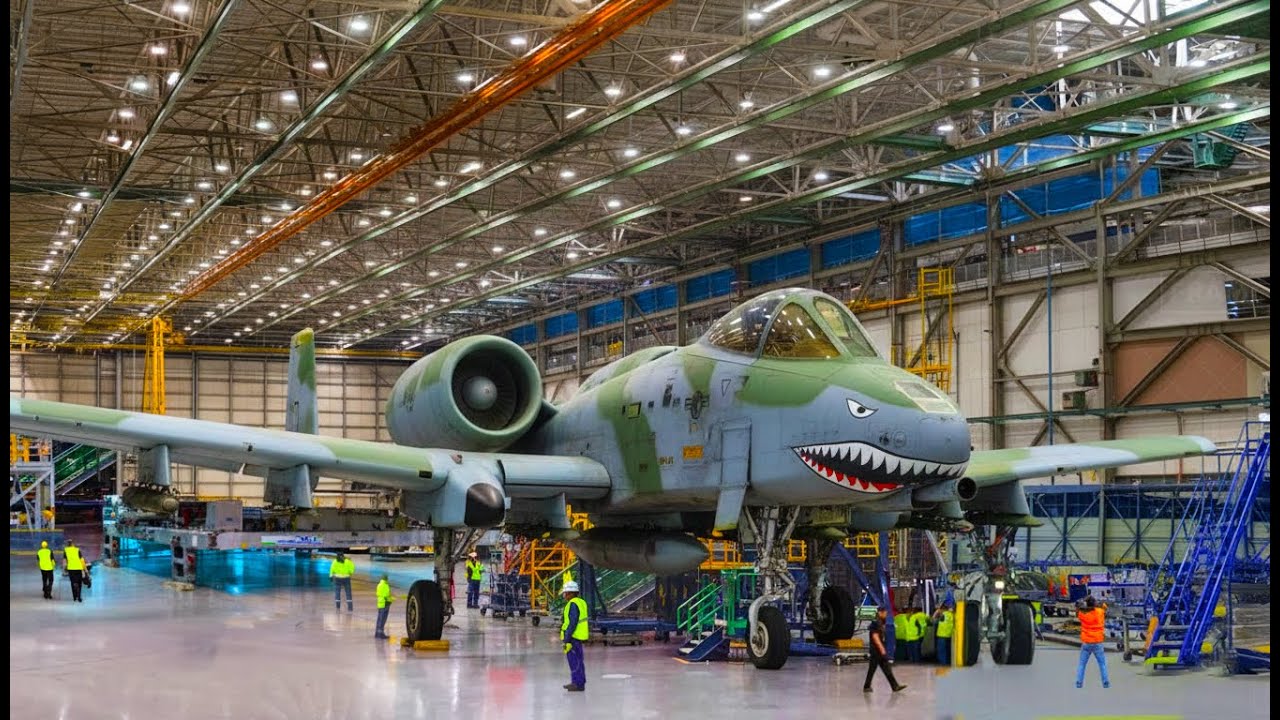 How the A-10 Warthog Is Built? Inside the Combat Tank Killer Manufacturing Process