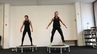 COMBO BOXING anti corona mini-trampoline training/KOMBO BOXING mini trampolin trening_intermediate screenshot 5