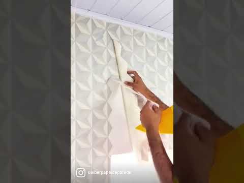 Vídeo: Como colar papel de parede: dicas do mestre