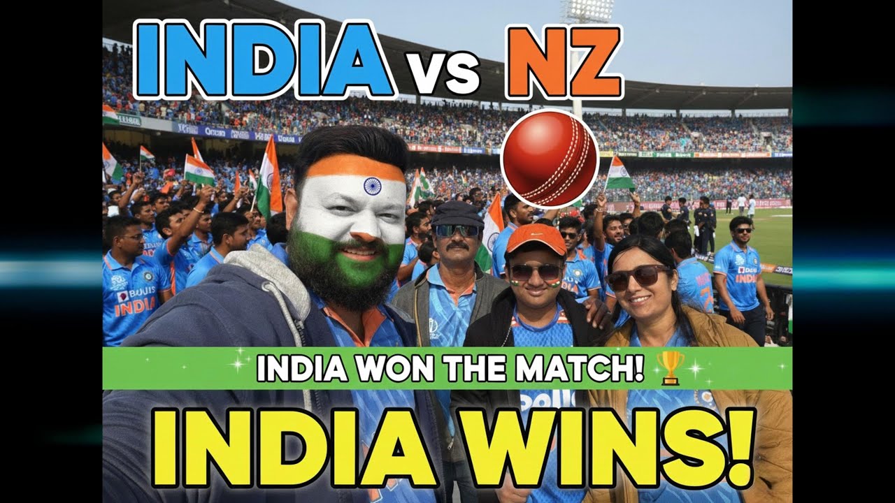 King Kohli On Fire! 🔥 India Won Against New Zealand | Full Josh|Vlog 33|Vadodara