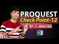 ProQuest -Check Point 12 | Excel Assignment Series | Analysis EP 11
