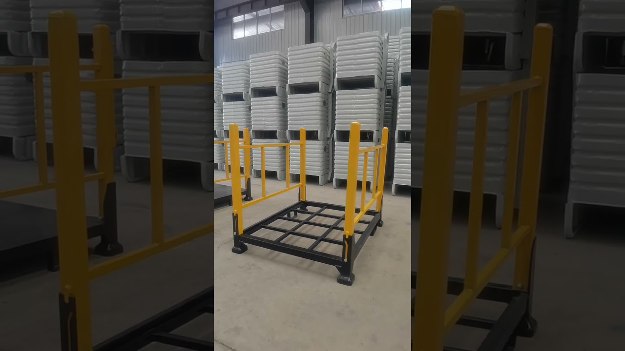 Foldable heavy-duty cold storage rack