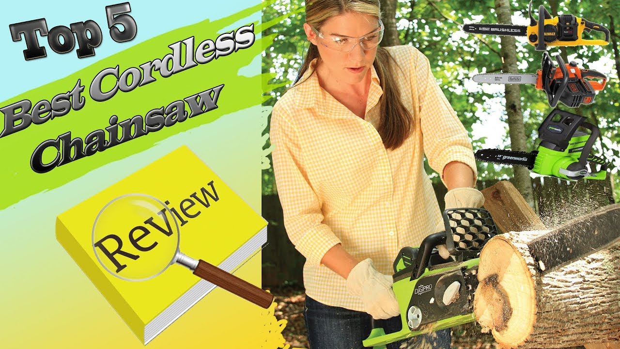 Top 5 Best Cordless chainsaw reviews Battery Powered Chainsaw Best