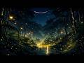 Night Forest with Fireflies | Calm Sleep Ambience (2 hours)