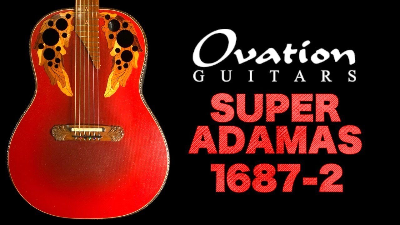 Ovation Super Adamas 1687-2 弦交換と清掃 - YouTube