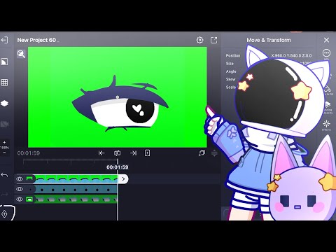 HOW TO ANIMATE EYES 👁️ [gacha tweening] beginner friendly!