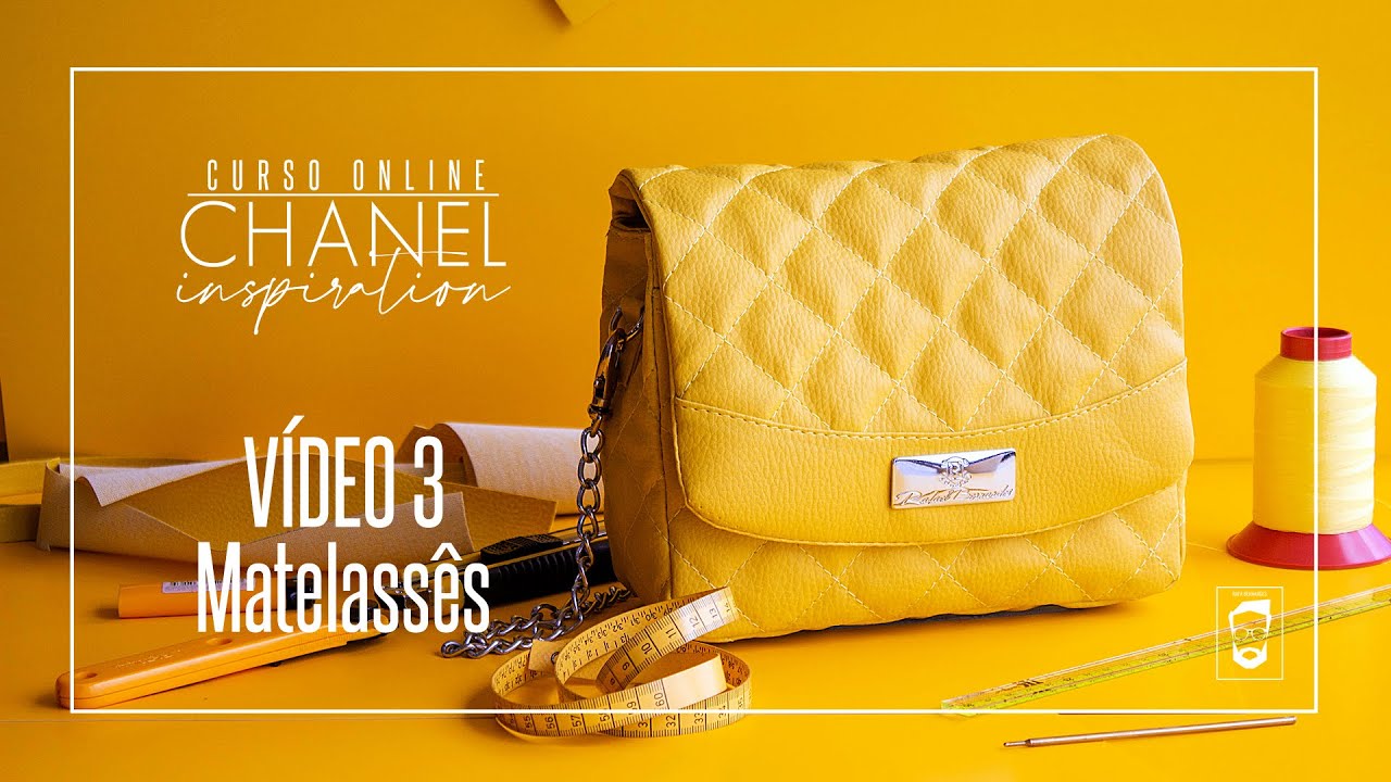 VÍDEO 3 - Bolsa CHANEL Inspiration | Como Fazer o Clássico Matelassê