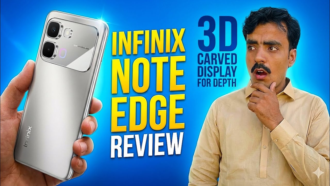 Infinix Note Edge Upcoming 2026 | 3D Curved display | Battery 6500mah | 45W fast charging, 