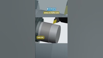 2-sided CNC machining: radius correction, thread undercutting and turning #shortvideo #shorts #fyp