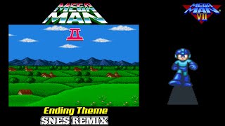 Mega Man 2 - Ending(Mega Man 7 SNES Remix) 🎵 Mega Man 2 Title Screen Staff Roll Mega Man 7 Snes Remix
