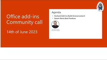 Office Add-ins community call – June 2023