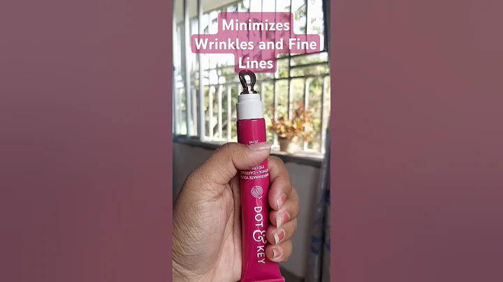 Brighter Eyes Ahead: Dot and Key Under Eye Cream Review  #shorts #viralvideo