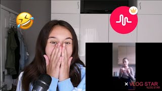 Reacting to my old musicallys part 2!!😂