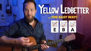 Yellow Ledbetter by Pearl Jam • Guitar Lesson w/ Acoustic-Friendly Intro Tab & Easy Chord Shapes