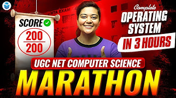 UGC NET Computer Science Marathon | Operating System Complete Revision by Aditi Mam