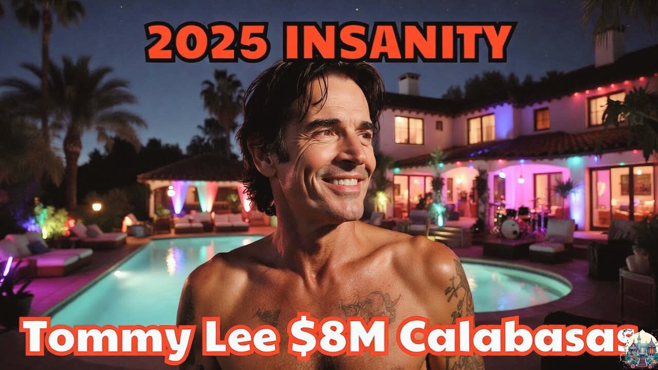 Tommy Lee’s Wild $8M Calabasas Party Mansion – Drums, Girls & 2025 Insanity!