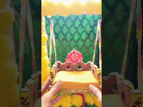 Krishna jhula for Janmashtami #shorts#janmashtami#hindolautsav #craftideas#handmade#balgopaljhula#yt
