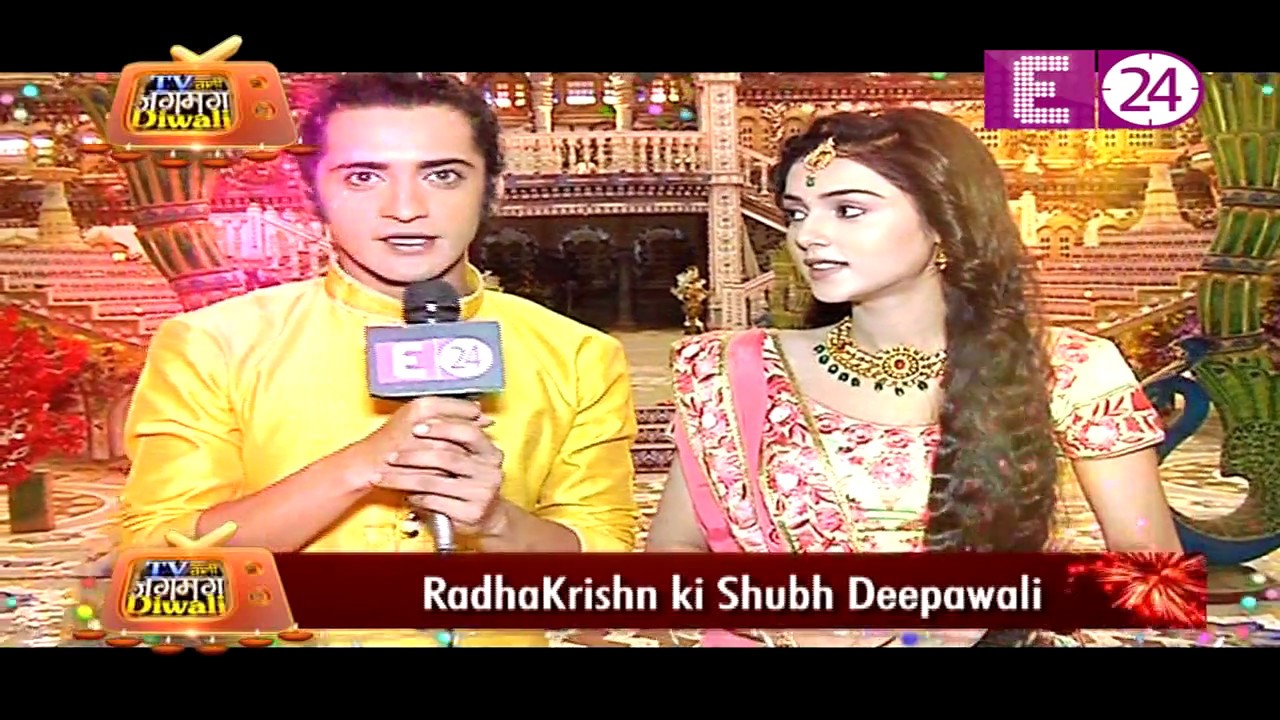 Radhakrishan ke set par U Me Aur Tv