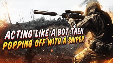 Acting Like A Bot Then Popping Off With A Sniper! - COD: MW