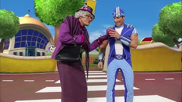 the lazy town except it is hell