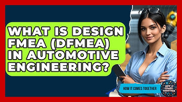 What Is Design FMEA (DFMEA) In Automotive Engineering? - How It Comes Together