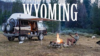 Solo Off Grid Camping in Wyoming
