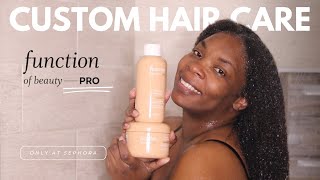 Custom Hair Care???| Function of Beauty Pro at Sephora