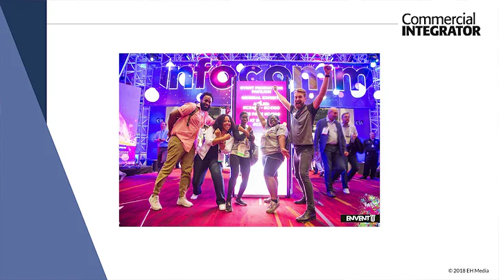 EnventU students at InfoComm 2018 Ranisha Jackson