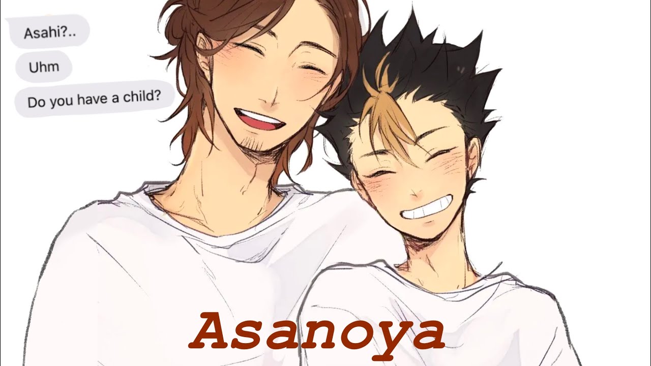 Asahi has a child? || Haikyuu texting story [Asanoya]
