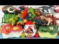 ASMR Jurassic World Unboxing Colorful Dinosaur T-rex Mosa Giga Stego Raptor Ankylosaurus Triceratops