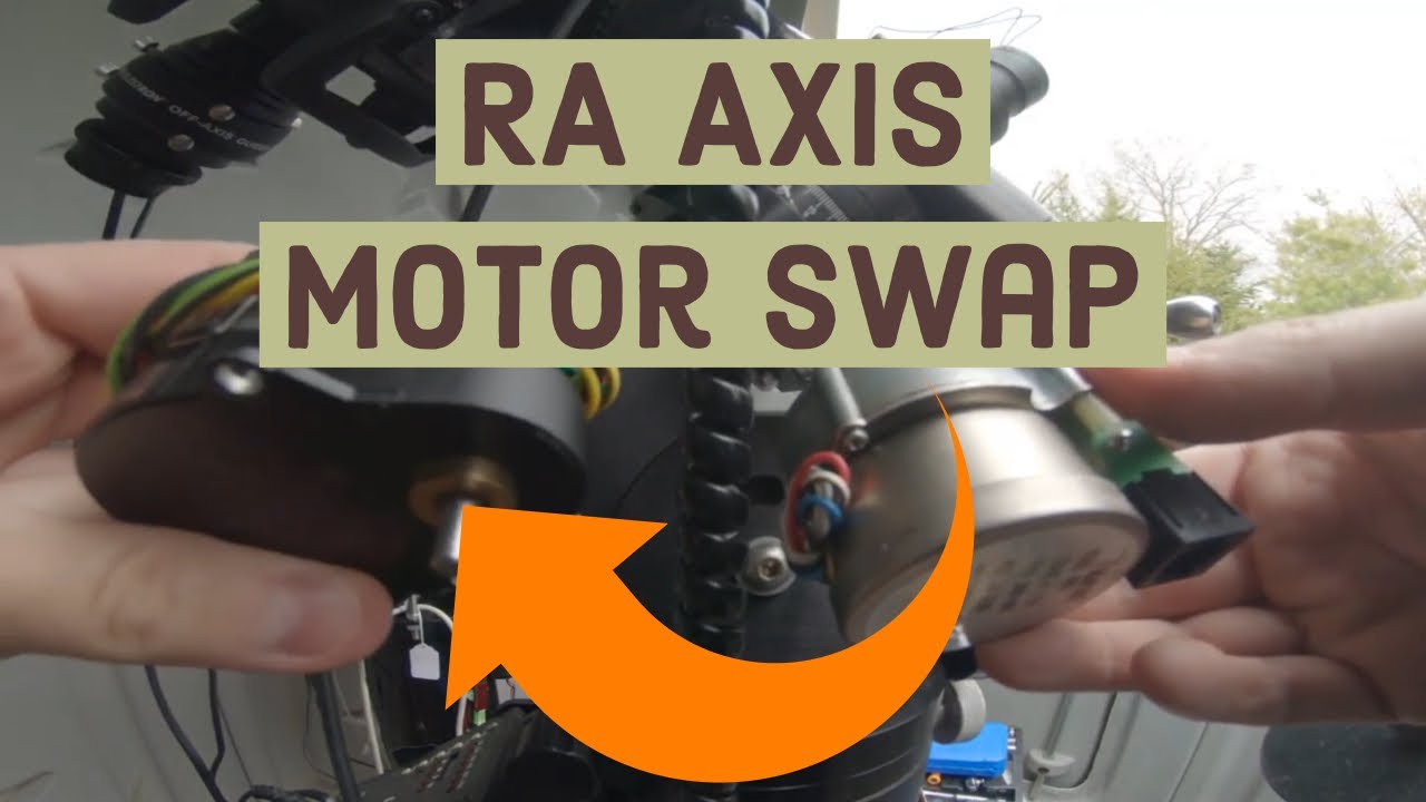 How To Upgrade your RA Axis Motor - Stepper to Servo