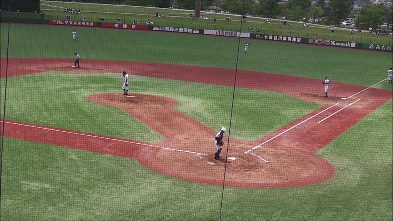 第101回 全国高等学校野球選手権青森大会 準々決勝　大湊高校VS青森商業高校　1回裏→4回裏　2019.07.20　High school baseball in Japan