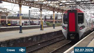A few trains at Crewe - 02.07.2026